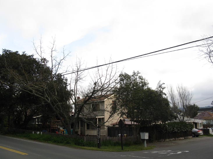 Washington Street at Starkey Avenue, Yountville, California