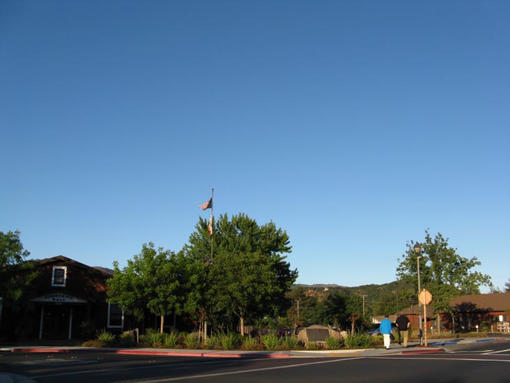 Washington Street and Yount Street, Yountville, California