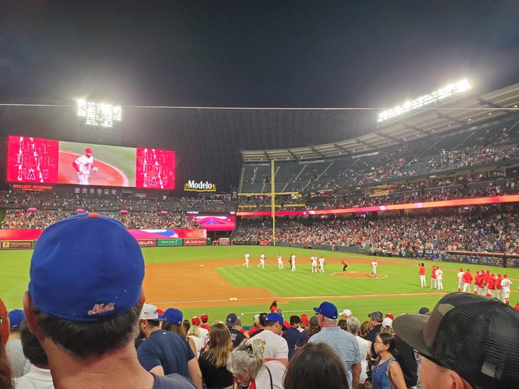 Angels vs. Mets, Angel Stadium, Anaheim, California, August 3, 2024