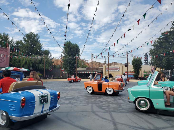 Luigi's Rollickin' Roadsters, Cars Land, Disney California Adventure, Anaheim, California, August 9, 2023