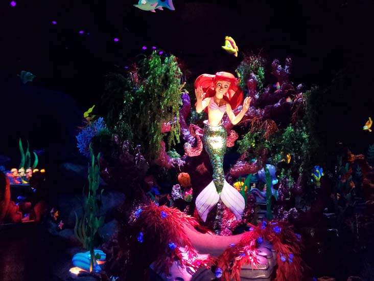 The Little Mermaid-Ariel's Undersea Adventure, Paradise Gardens Park, Disney California Adventure, Anaheim, California, August 9, 2023
