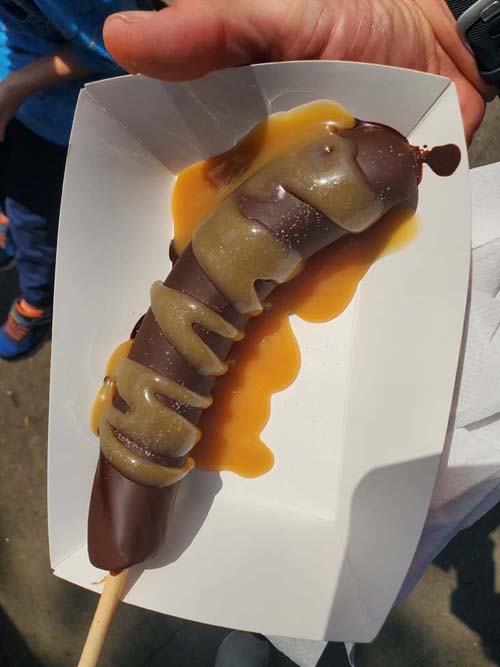 Chocolate Banana with Caramel, Sugar 'n' Spice, 310 Marine Avenue, Balboa Island, Newport Beach, California, August 9, 2025