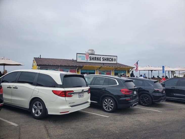 Crystal Cove Shake Shack, 7703 East Coast Highway, Newport Coast, California, August 9, 2025