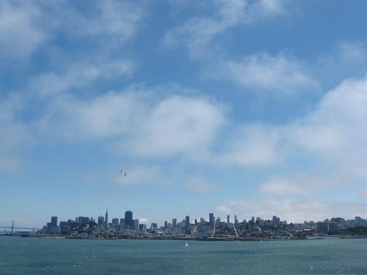 San Francisco Skyline From Alcatraz Island, San Francisco, California