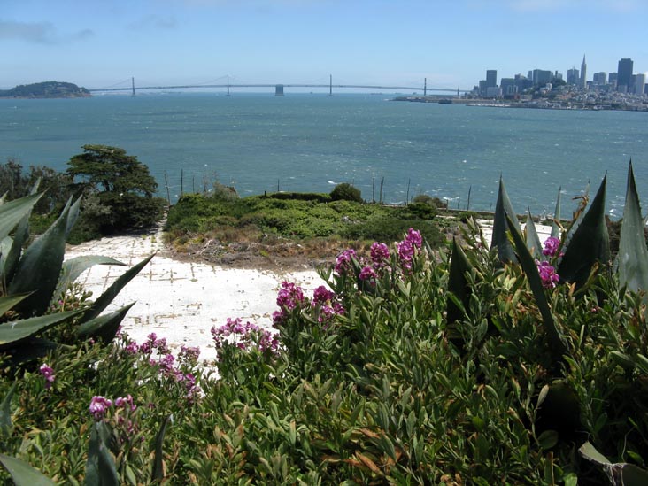 San Francisco-Oakland Bay Bridge From Alcatraz Island, San Francisco, California