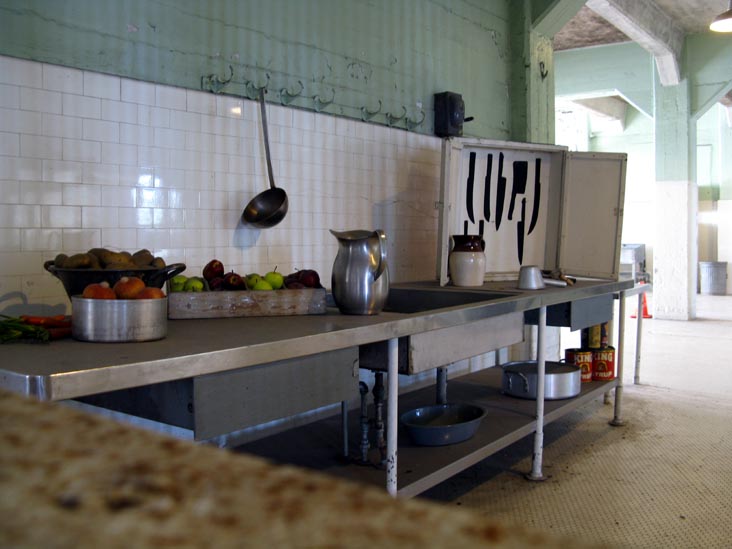 Kitchen, Cellhouse, Alcatraz Island, San Francisco, California