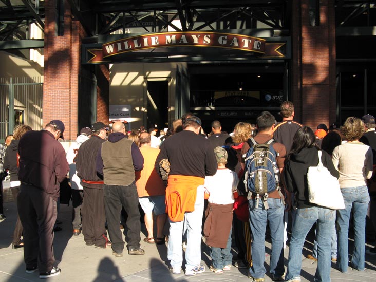 Willie Mays Gate, AT&T Park, 24 Willie Mays Plaza, San Francisco, California