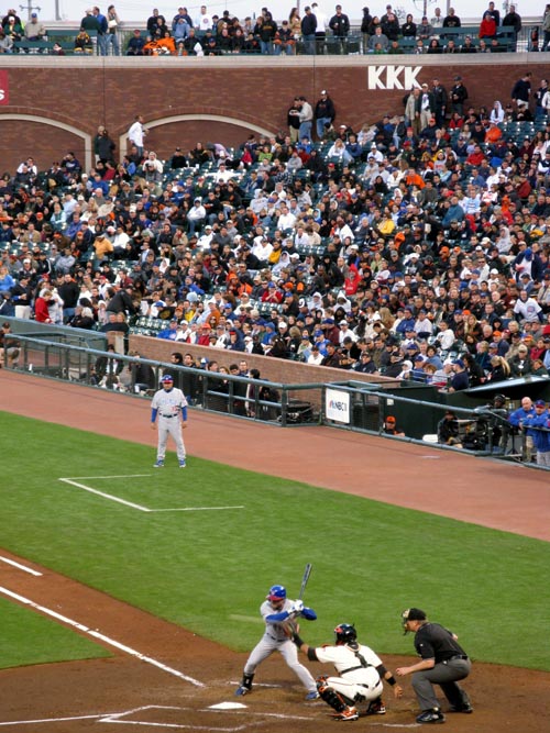 San Francisco Giants vs. Chicago Cubs, AT&T Park, San Francisco, California, July 1, 2008