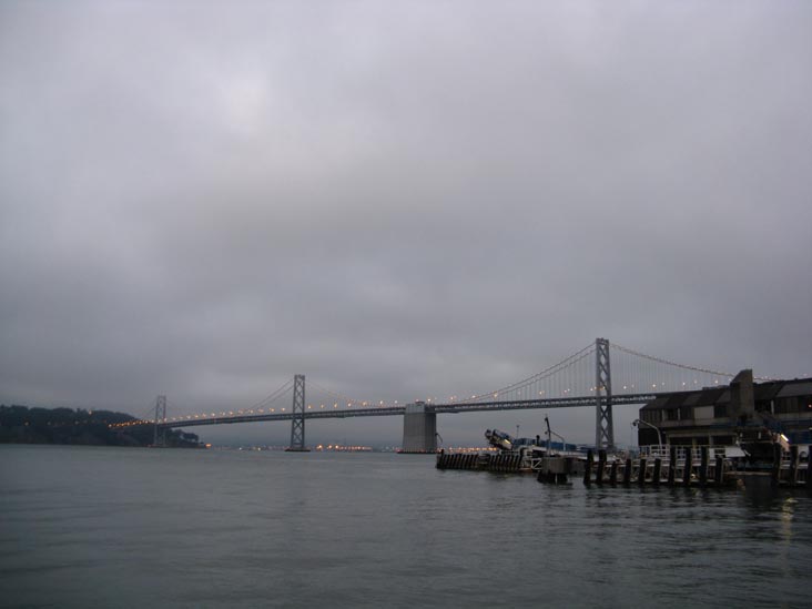 San Francisco-Oakland Bay Bridge From Ferry Building, The Embarcadero, San Francisco, California