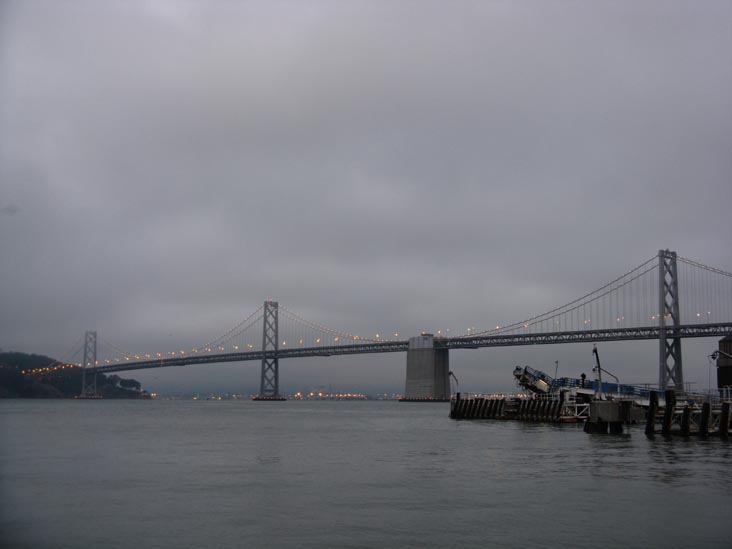 San Francisco-Oakland Bay Bridge From Ferry Building, The Embarcadero, San Francisco, California