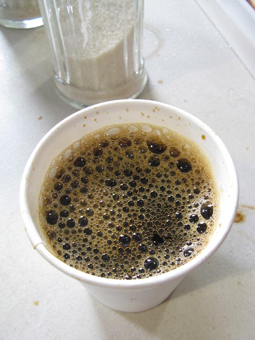 Coffee, Blue Bottle Coffee Company, Ferry Plaza Farmers Market, The Embarcadero, San Francisco, California