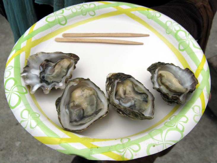 Oysters, Ferry Plaza Farmers Market, The Embarcadero, San Francisco, California
