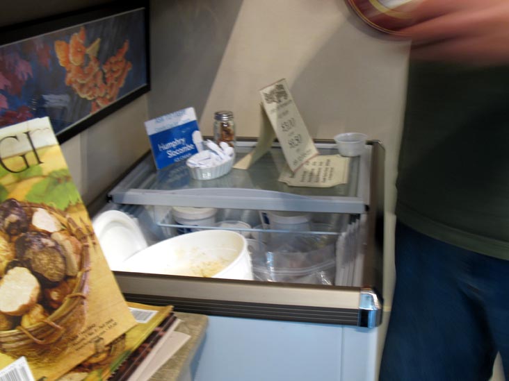 Humphry Slocombe Candy Cap Mushroom Ice Cream, Far West Fungi, Shop 34, Ferry Building Marketplace, San Francisco, California, March 6, 2010