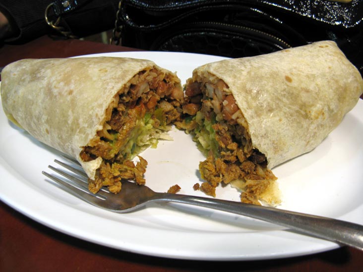 Especial Burrito, Pancho Villa Taqueria, Pier One, The Embarcadero, San Francisco, California