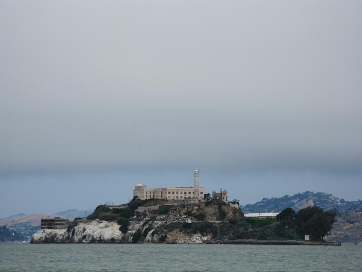 Alcatraz Island From Pier 39, Fisherman's Wharf, San Francisco, California