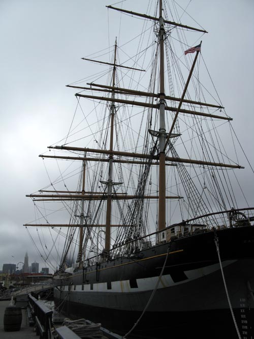 Balclutha, Hyde Street Pier, San Francisco Maritime National Historical Park, Fisherman's Wharf, San Francisco, California