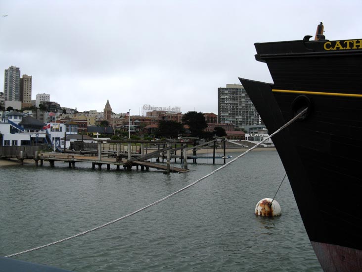 Cathayer, Hyde Street Pier, San Francisco Maritime National Historical Park, Fisherman's Wharf, San Francisco, California
