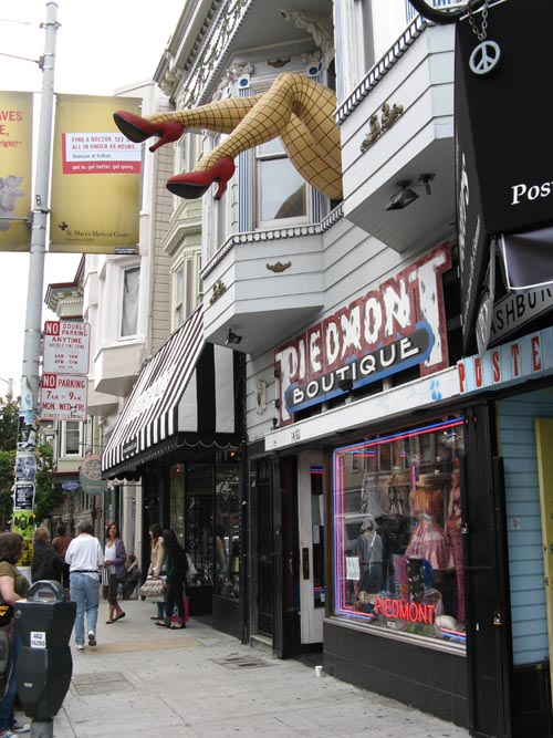 Piedmont Boutique, 1452 Haight Street, Haight-Ashbury, San Francisco, California