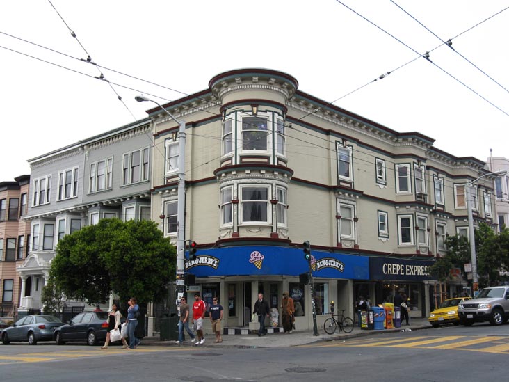 Haight Street and Ashbury Street, NE Corner, Haight-Ashbury, San Francisco, California