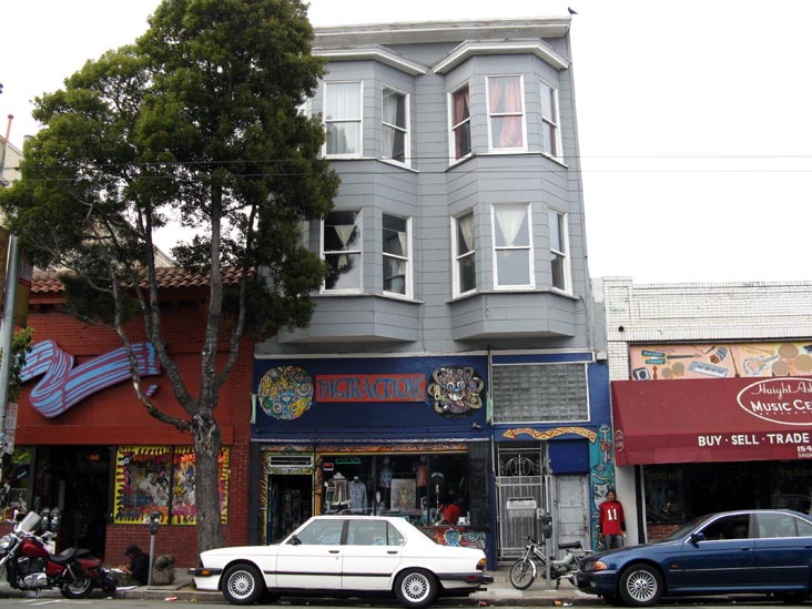 Distractions, 1552 Haight Street, Haight-Ashbury, San Francisco, California