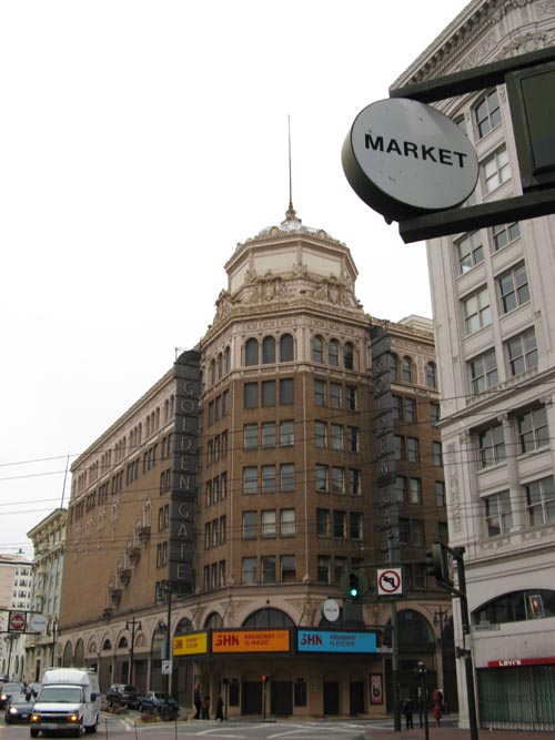 Taylor Street and Golden Gate Avenue, NW Corner at Market Street, San Francisco, California