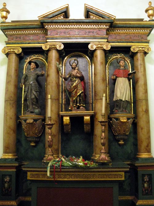 Side Altar, Chapel, Mission Dolores, 3321 16th Street, Mission District, San Francisco, California