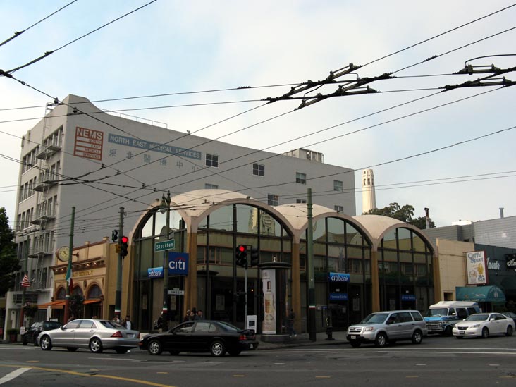 Stockton Street and Green Street, NE Corner, North Beach, San Francisco, California
