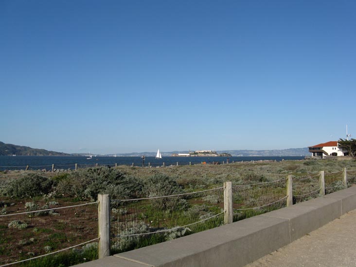 Alcatraz Island From East Beach, Crissy Field, Presidio, San Francisco, California