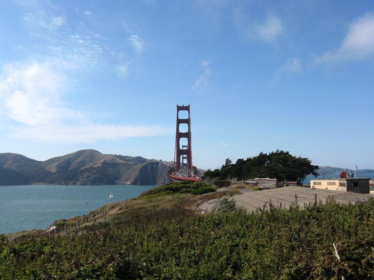 Golden Gate Bridge From Presidio, San Francisco, California