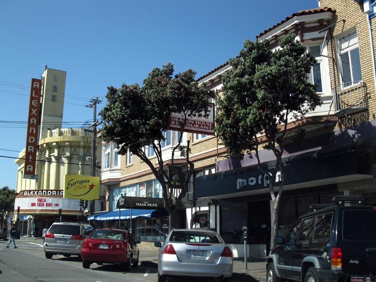 Geary Boulevard and 18th Avenue, NE Corner, Richmond District, San Francisco, California