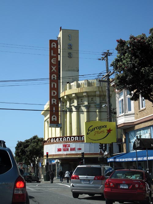 Alexandria Theatre, 5400 Geary Boulevard, Richmond District, San Francisco, California