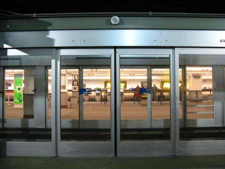 Rental Car Airtrain Station, San Francisco International Airport, San Francisco, California, March 15, 2009, 10:15 p.m.