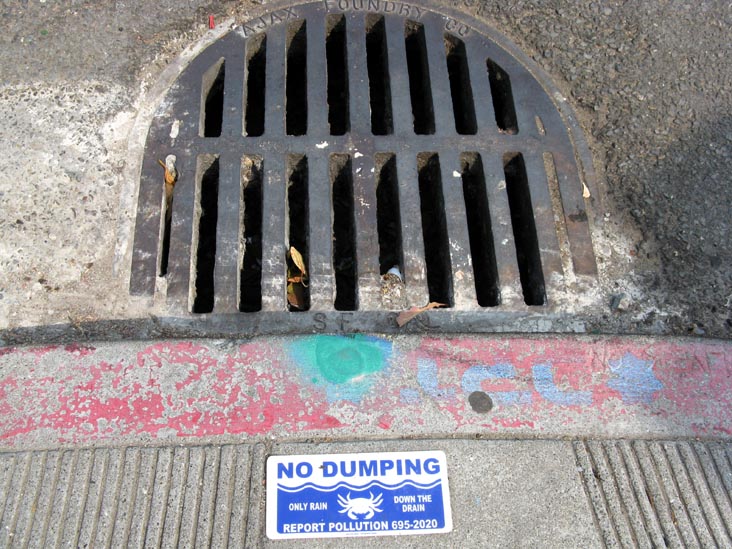 No Dumping, Alamo Square, San Francisco, California