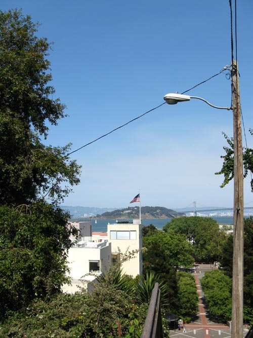 View From Filbert Steps, Telegraph Hill, San Francisco, California
