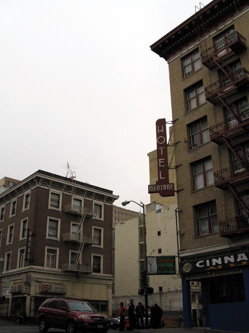 Jones Street and Ellis Street, SE Corner, Tenderloin, San Francisco, California