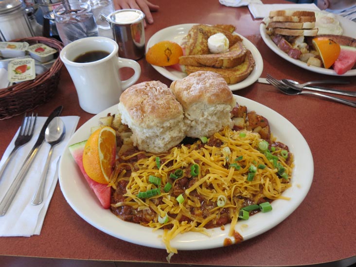 Chili Omelette, Margie's Diner, 1135 24th Street, Paso Robles, California