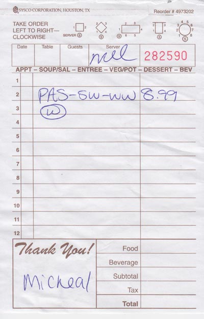 Check, R-Country Market, 2948 Grand Avenue, Los Olivos, California