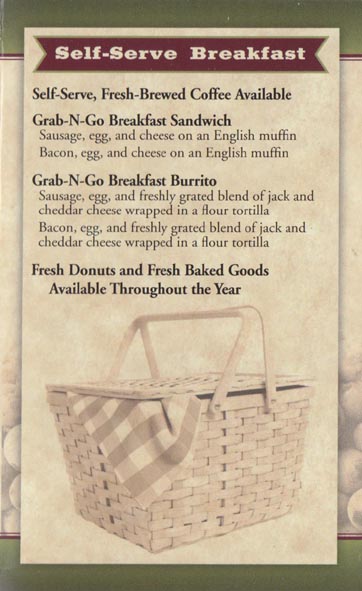 Menu, R-Country Market, 2948 Grand Avenue, Los Olivos, California