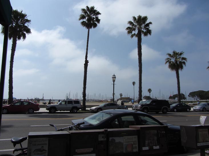 View Of Beach Across From Sambo's Restaurant, 216 West Cabrillo Boulevard, Santa Barbara, California