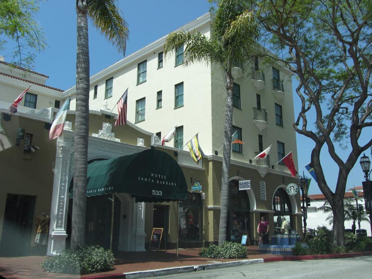 Hotel Santa Barbara, 530 State Street, Santa Barbara, California