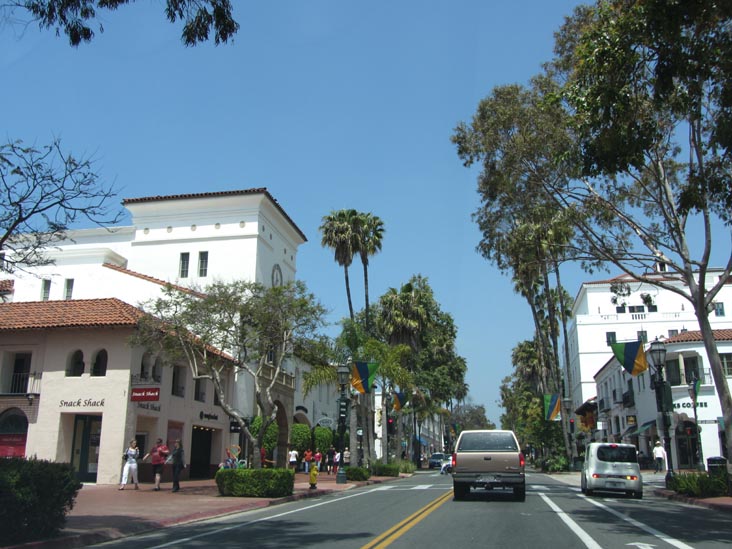 State Street at De La Guerra Street, Santa Barbara, California