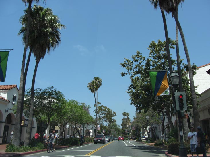State Street Between Canon Perdido and Carrillo Streets, Santa Barbara, California