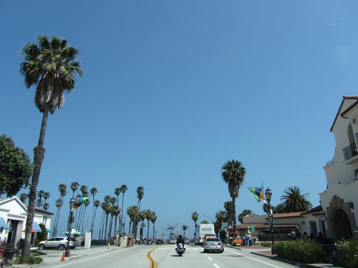 State Street Approaching Cabrillo Boulevard, Santa Barbara, California