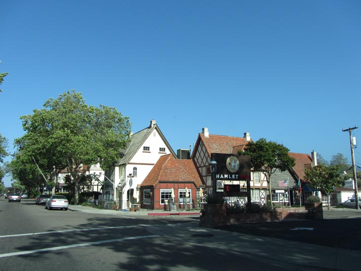Mission Drive/Highway 246 at 4th Place, Solvang, California