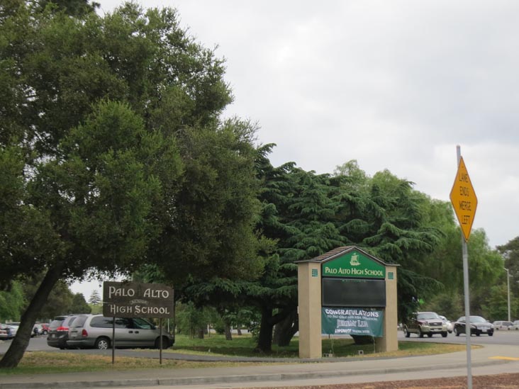Palo Alto High School, Embarcadero Road, Palo Alto, California, May 14, 2012