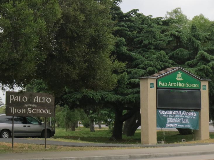 Palo Alto High School, Embarcadero Road, Palo Alto, California, May 14, 2012