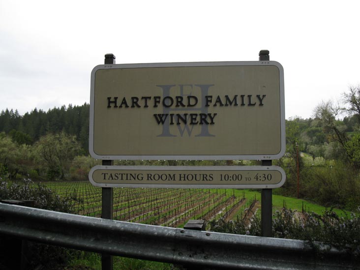 Hartford Family Winery, 8075 Martinelli Road, Forestville, California