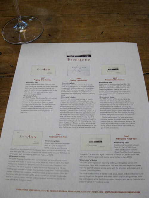 Freestone Vineyards, 12747 El Camino Bodega, Freestone, California