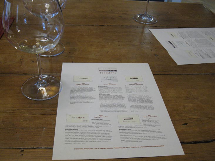 Freestone Vineyards, 12747 El Camino Bodega, Freestone, California