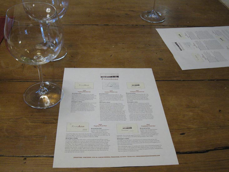 Freestone Vineyards, 12747 El Camino Bodega, Freestone, California